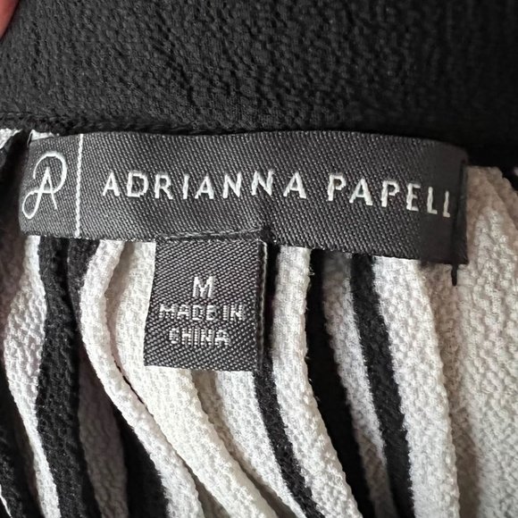 Adrianna Papell striped pleated midi skirt - Picture 4 of 8